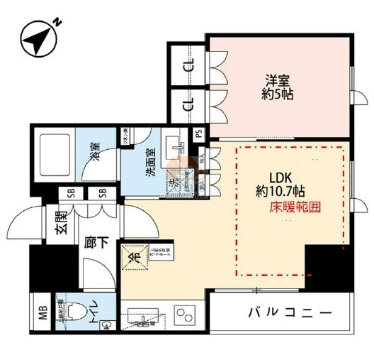 グリーンパーク日本橋横山町204間取図