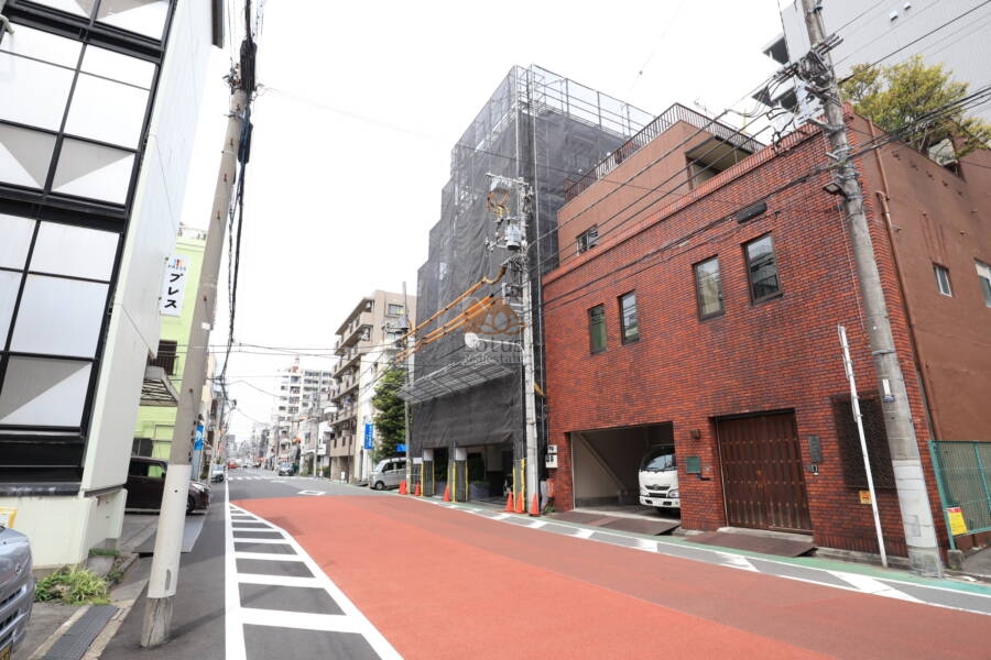 セザール菊川外観（大規模修繕中）1｜2023/5の様子です。