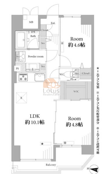 モアステージ綾瀬305間取図