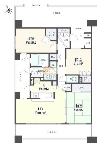 グランエスタ354間取図