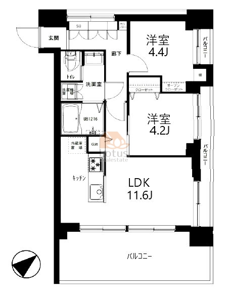 西永福ニューハウジング304間取図