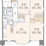 レクセルマンション亀有303　バルコニー