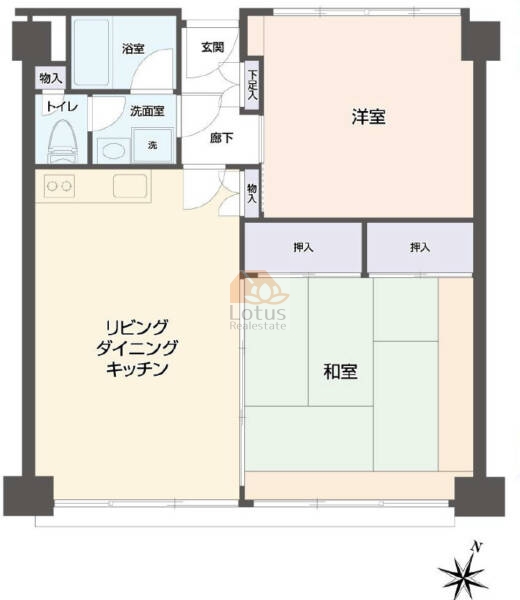 赤門アビタシオン間取図