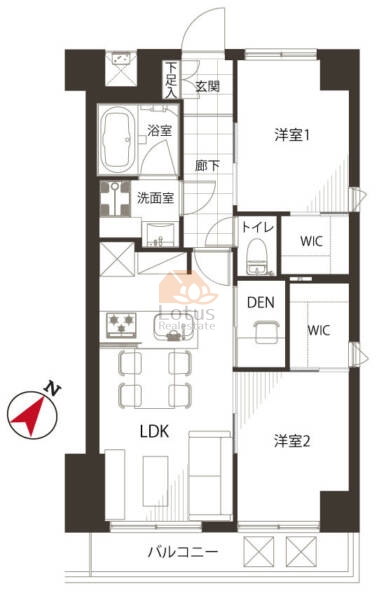 ヴェラハイツ武蔵小山904間取図