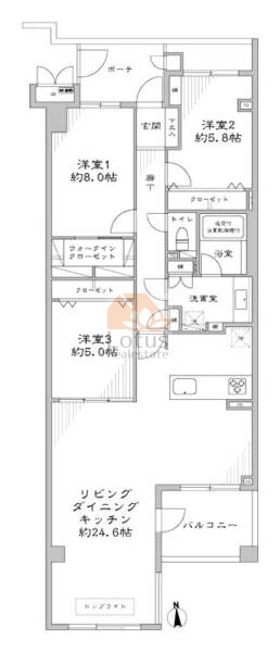 イッツ東京フォーサイトスクエア219間取図