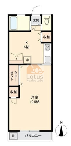 下井草第2サンハイツ3階間取図