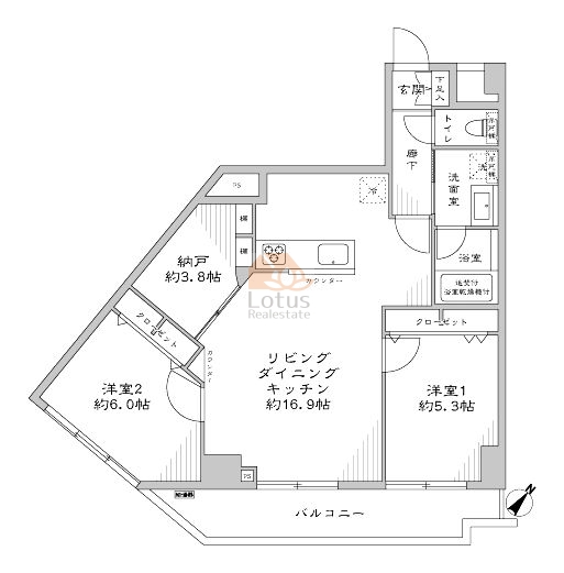 パーソナルハイツ飛鳥山303間取図