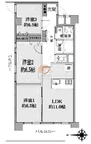 南砂町グリーンハイツ921間取図