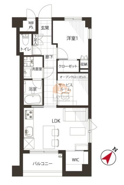 ヴィンテージ文京千石504間取図