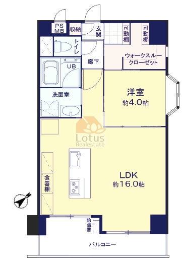 ヴェルドミール西巣鴨202間取図