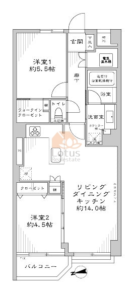 ライオンズステーションプラザ半蔵門509間取図