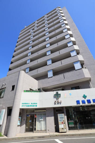 藤和シティコープ向島外観3｜藤和シティコープ向島は平成５年築、13階建てのマンションです。