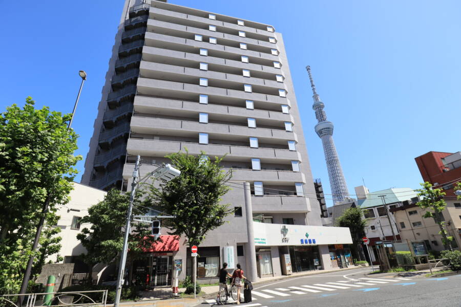 藤和シティコープ向島外観2｜東京スカイツリーが徒歩圏内です。