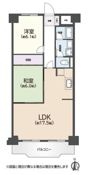 サンハイム竹の塚505間取図