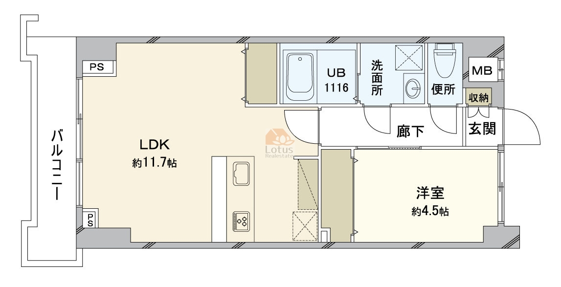 藤和三軒茶屋コープ602間取図