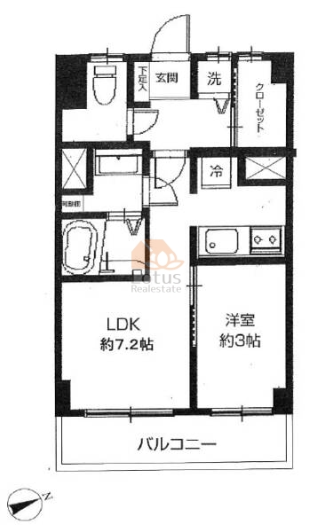 ニュー荻窪マンション7階間取図