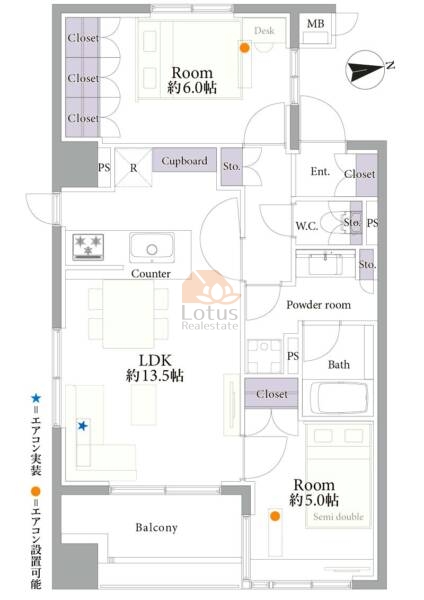 ラアトレレジデンス浅草201間取図