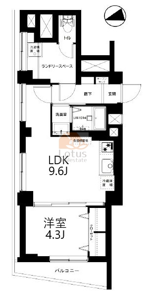 豊玉マンション507間取図