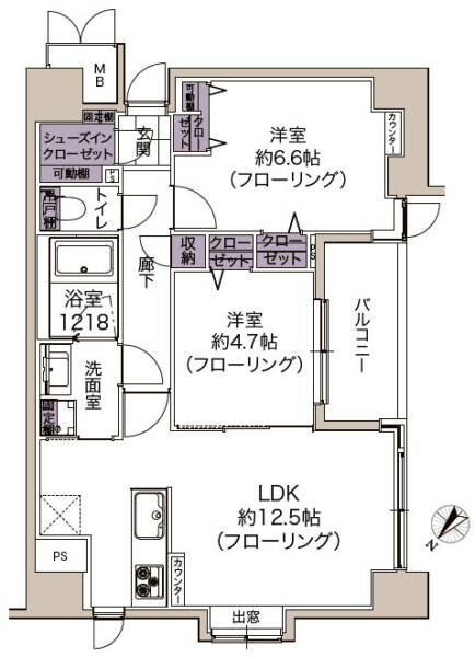 パラッシオ目黒不動前903間取図