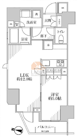 オープンレジデンシア文京本駒込501間取図