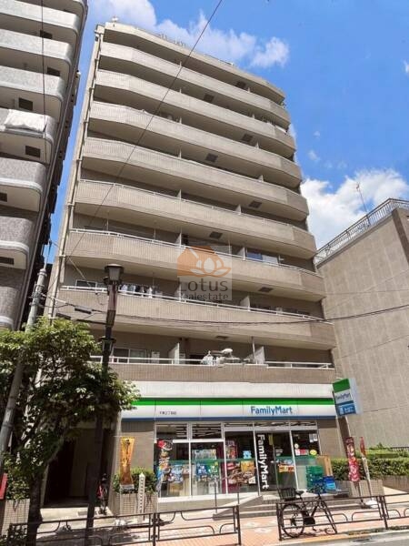 グランドメゾン入谷外観3｜グランドメゾン入谷は平成２年築、12階建てのマンションです。