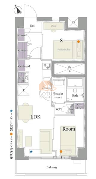 越前堀永谷マンション803間取図