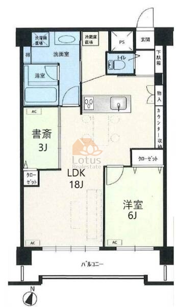 グランドパレス田町10階間取図