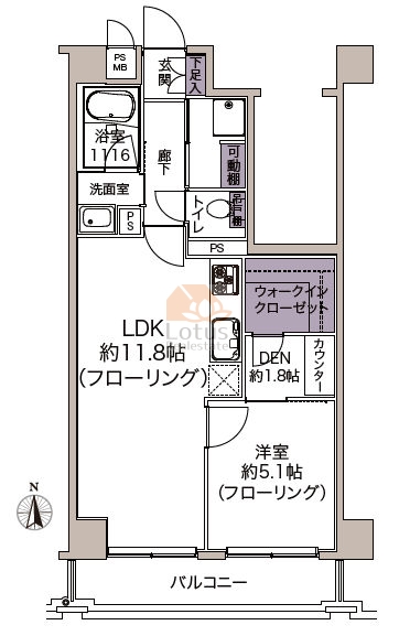 モンテベルデ新中野502間取図