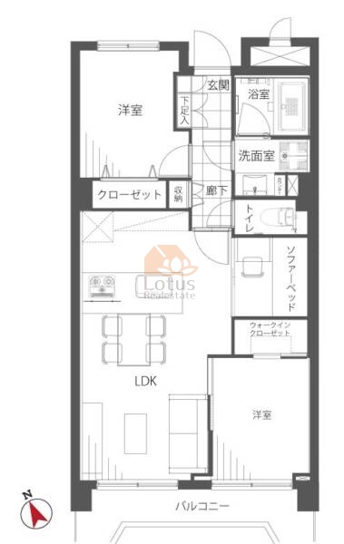 グリーンヒルズ目白台502間取図