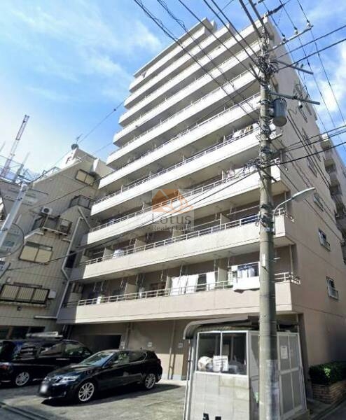 大森サンハイツ外観｜大森サンハイツは昭和48年築、10階建のマンションです。