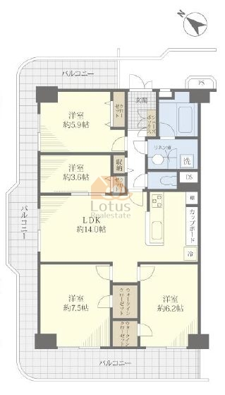 コンドミニアム葛西825間取図