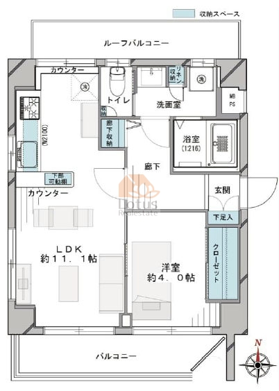 ジェイパーク綾瀬701間取図