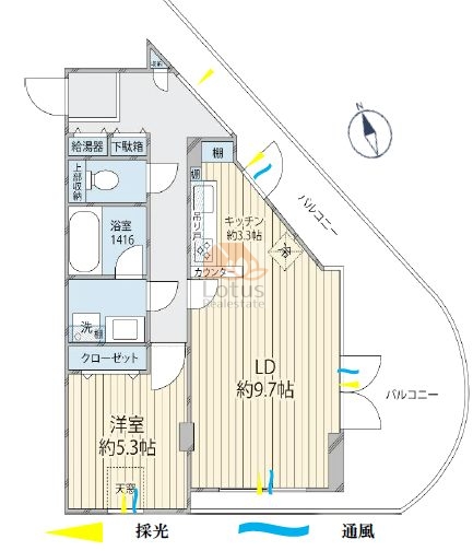 ラミアール南阿佐ヶ谷402間取図