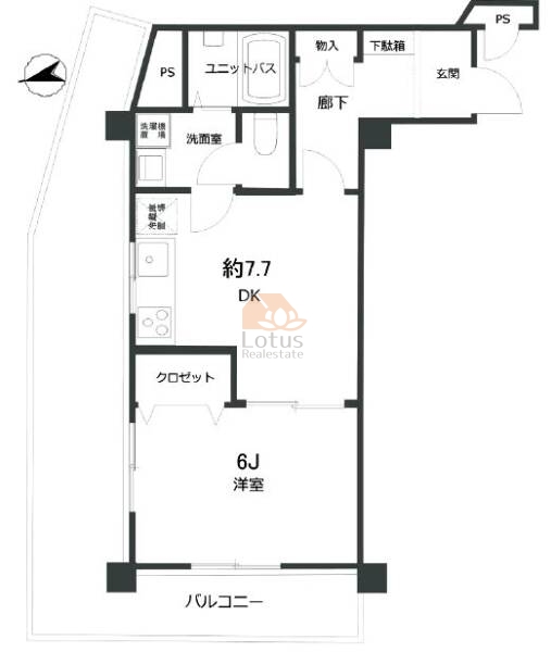 トーア第２浅草マンション404間取図