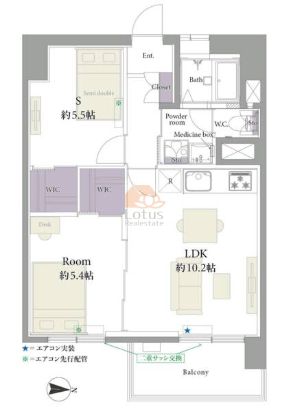 高田馬場住宅1113間取図