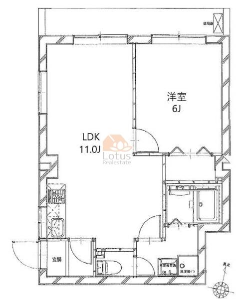 西荻台マンション514間取図