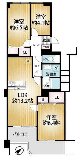 コンテ西葛西403間取図