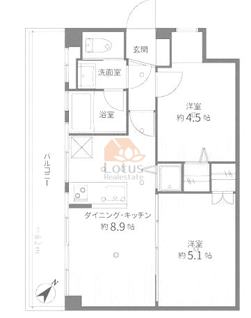 グリーンマンション202間取図