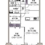 小松川パークマンション408　浴室