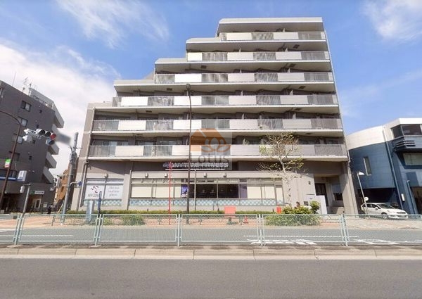 グローリオ中野新江古田外観３｜グローリオ中野新江古田は平成15年築、8階建てのマンションです。