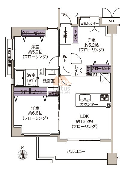 ヴェルビュ錦糸町201間取図