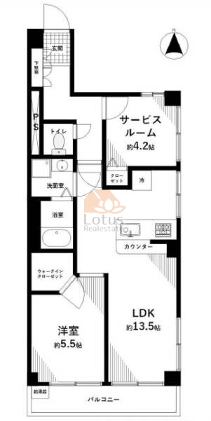 ルラール大塚502間取図