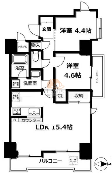 ダイアパレス立石219間取図