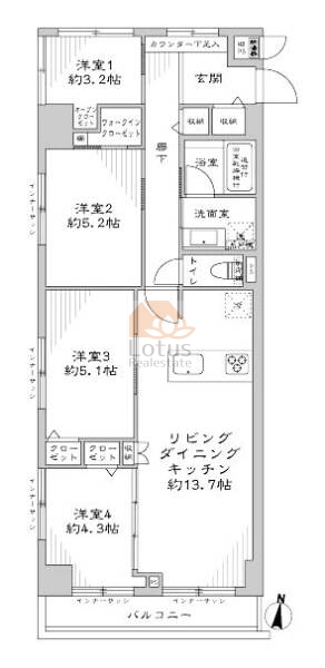 エンゼルハイム門前仲町603間取図