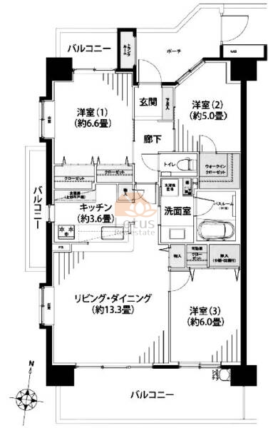 キャナルパーク東京ベイ203間取図