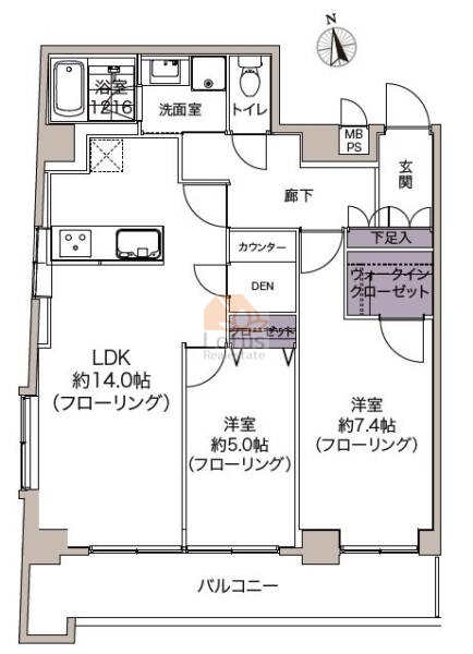 練馬クリスタルビル701間取図