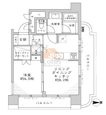 サンハイツ両国607間取図