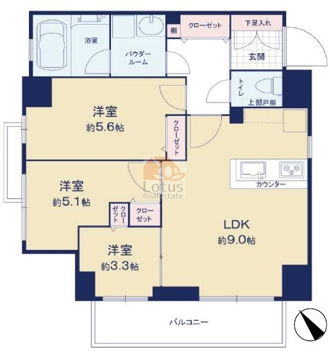 アーリアシティ尾久803間取図