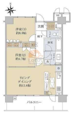 ベルドゥムール両国5階間取図