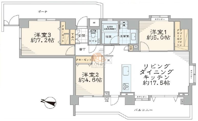 ロータリーパレス春日文京401間取図